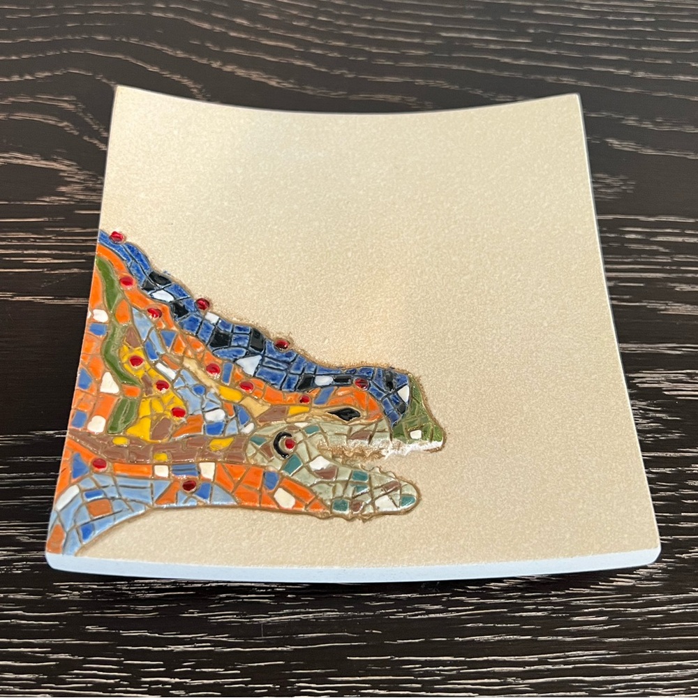 Artbona Mosaic lizard Tile Art Ceramic
